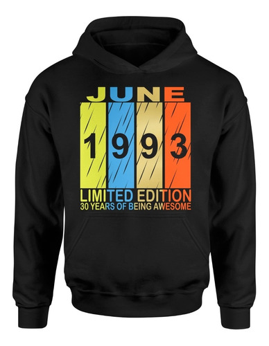 Sudadera Limited Edition June 20, 30, 40, 50 Y 60 Años 