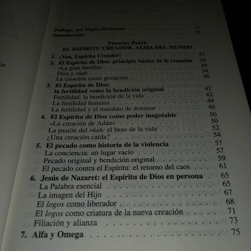El Espíritu De Dios. Muller Fahrenholz (Usado)