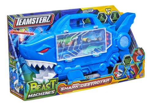 Shark Destroyer C/ 4 Carrinhos Beast Machine Fun F0171-4