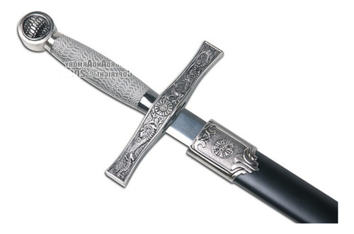 Espada Sword Medieval Acero 100 Cm Con Funda Rigida