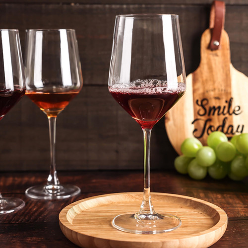 Cyufu Copas De Vino Tinto, Juego De 8 Copas De Vino De Burde