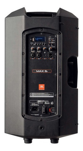 Imagem 1 de 2 de Alto-falante Jbl Max 15 Portátil Bluetooth Preto 110v-127v 