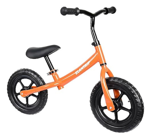 Elantrip Balance Bike, Lightweight Black Toddler