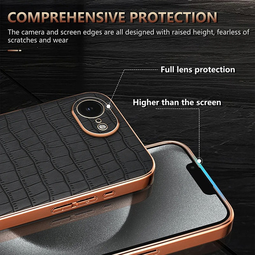 Capa Para iPhone 16e Com Impressão Tridimensional