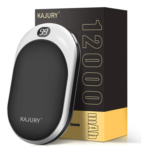 Kajury Calentadores De Manos Recargables De 12000 Mah, Calen