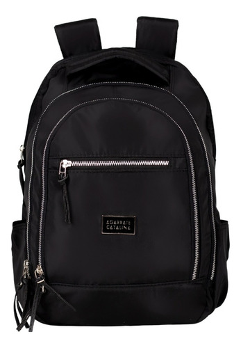 Mochila Porta Notebook Ekko Agarrate Catalina Color Negro