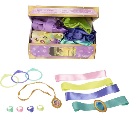 Disfraz Disney Princesas Tiana Jasmine Rapunzel Ariel 4 En 1 Lila 4-6x