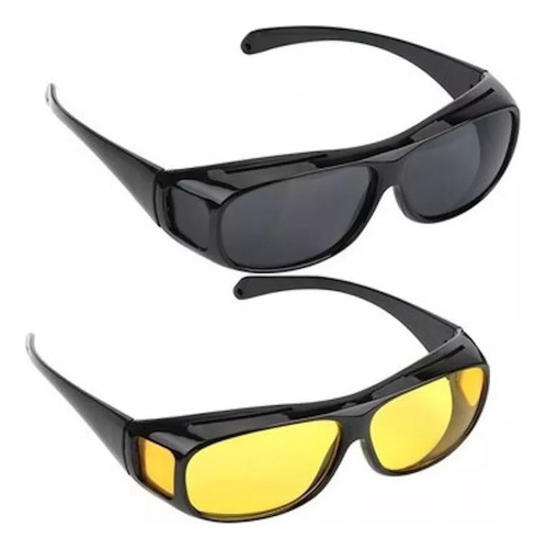 Gafas De Conducir Hd Vision 2x1 Dia Y Noche Carro Moto Bici