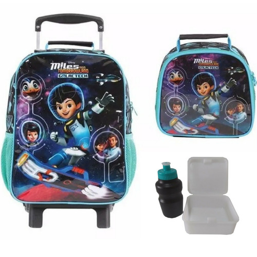 Kit Mochila Miles Do Amanha Disney Astronauta Rod Frete Grát