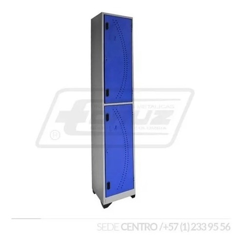 Locker Metálico De 2 Compartimientos