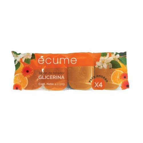 Jabón De Glicerina Ecume 90gr X4