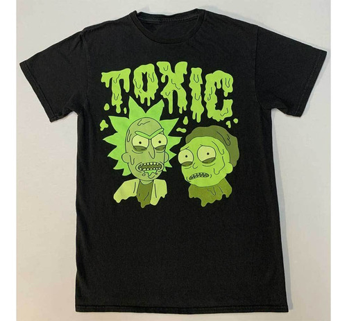 Polera Tóxica De Rick And Morty Para Adulto