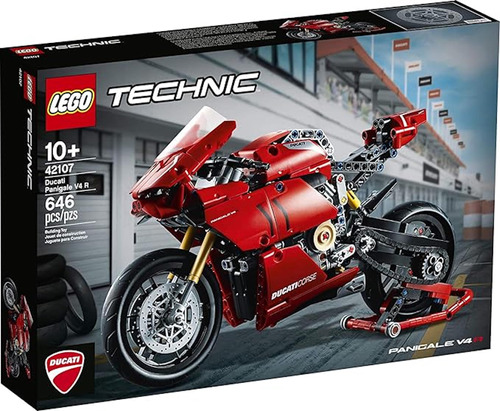 Lego Technic Ducati Panigale V4 R 42107  (646 Piezas),