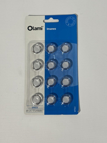 Imagen 3 de 5 de Imanes X12 Unidades Olami Mt905