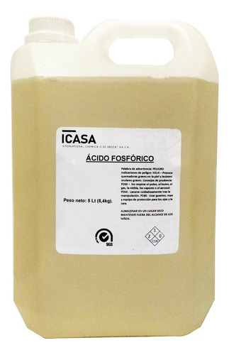 Acido Fosfórico 5 Lt (8,4kg)  Icasa Pr