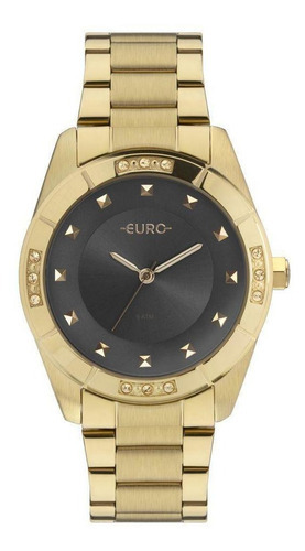 Relógio Euro Dourado Feminino Analógico Fashion Eu2036yoo/4c