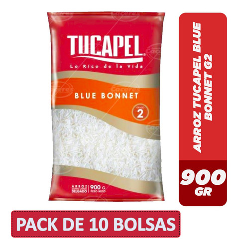 Arroz 900g Tucapel Pack 10 Unidades