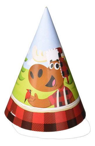 8 Sombreros De Fiesta De Tamano Infantil, Lum-bear-jack