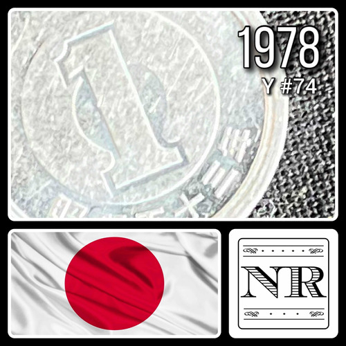 Japón - 1 Yen - Año 1978 (53) - Y #74 - Showa