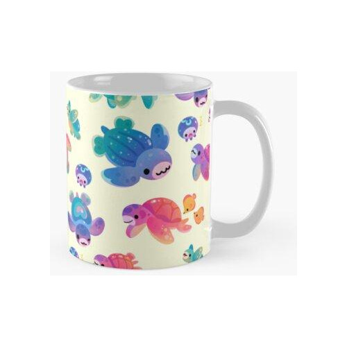 Taza Tortuga Marina - Brillante Calidad Premium