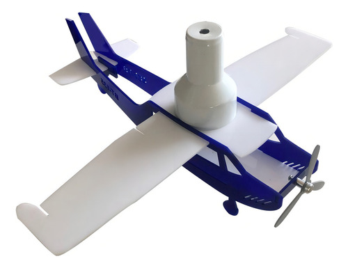 Luminária Infantil Pendente - Avião Azul