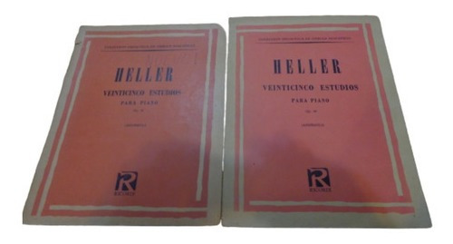 Lote Heller. Veinticinco Estudios Para Piano Op. 45 Y O&-.