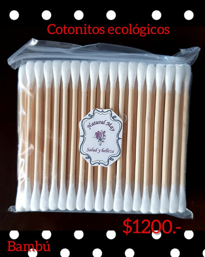 Cotonitos Ecológicos 100unidades 