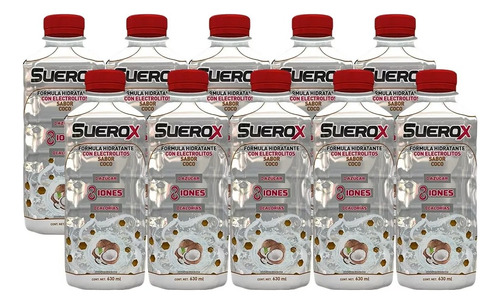 Bebida Rehidratante Suerox Coco 10 Pzs De 630 Ml C/u