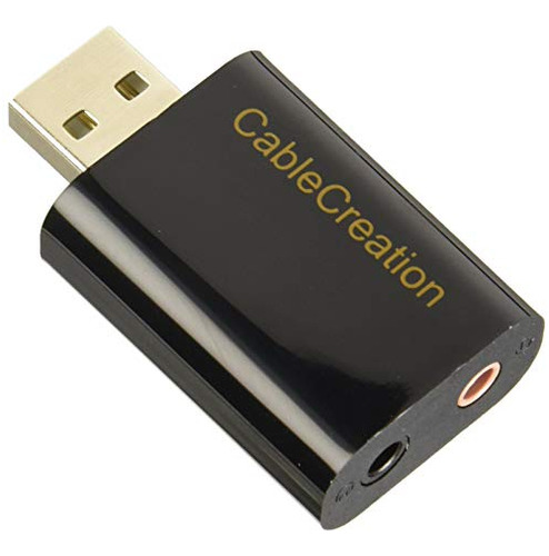 Usb Audio Adapter With 3.5mm Jack, Usb External Stereo...