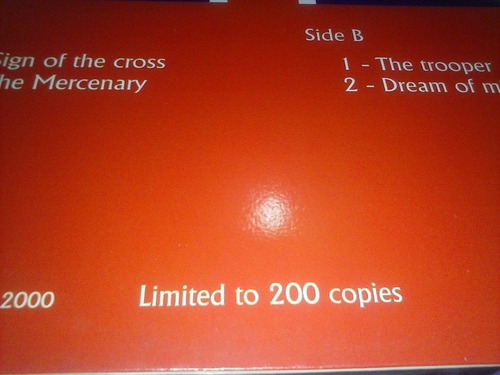 Lp Iron Maiden Limitado Em 200 Copias Blood Brothers Part 2
