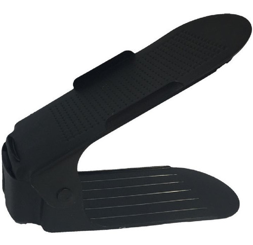 Organizador Sapatos Rack Preto Regulagem Altura 10 Peças