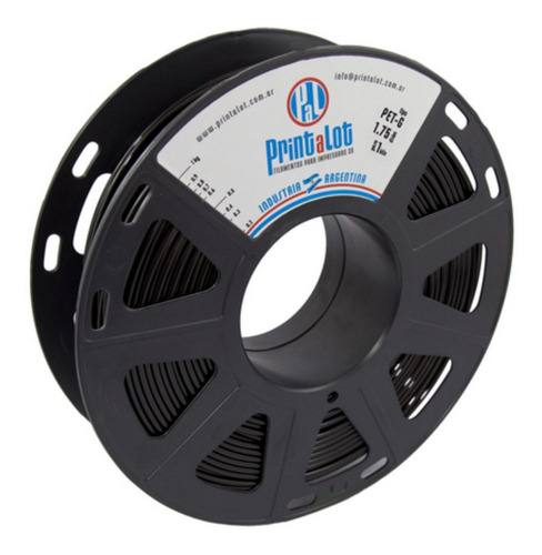 Imagem 1 de 1 de Filamento Impressão 3d Printalot Petg Preto 1,75mm 1kg