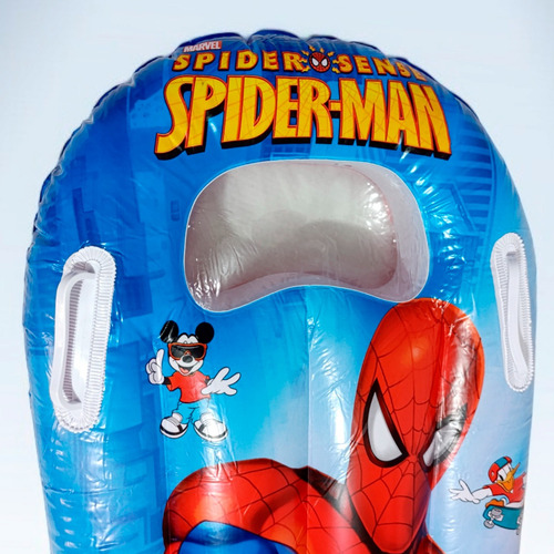 Flotador-inflable Infantill- Spiderman Y Frozen, 110 X 55 Cm