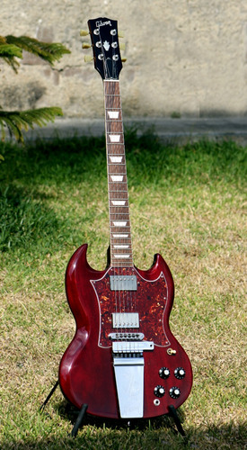 Vintage 1965 Gibson Sg Standard - Cherry Red