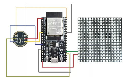Tecneu Módulo Micrófono Inmp441 Mh-et I2s Audio para Esp32