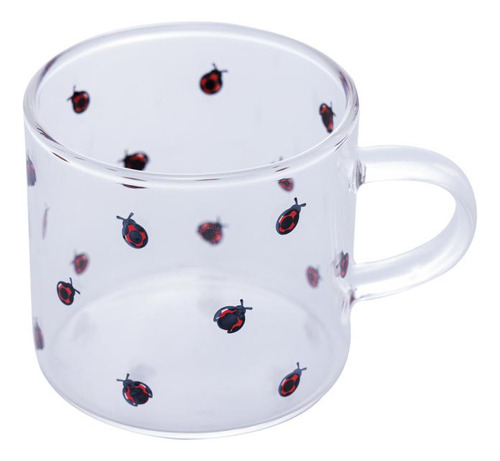 Caneca Lyor Ladybug De Vidro Borossilicato