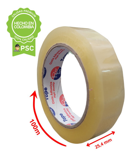 Imagen 2 de 4 de Cinta De Una Pulgada (1'') X 100m X Tres (3) Und Envio Inclu