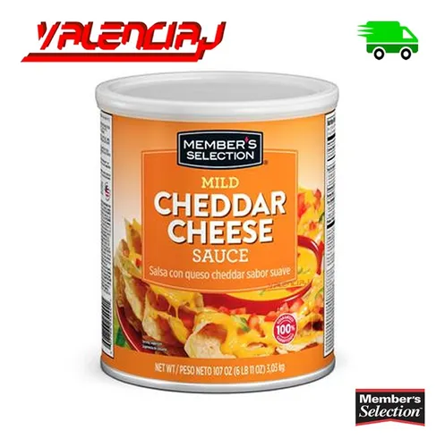 Salsa Chedar Members Sabor Suave 3 K