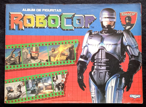 Album De Figuritas Robocop 1991 Cromy Casi Completo