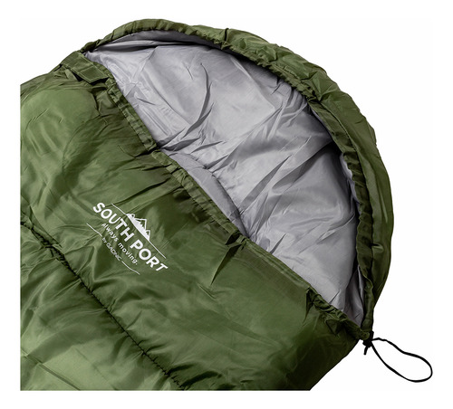 Bolsa De Dormir South Port By Gadnic Camping Compacta De Alta Montaña Color Verde