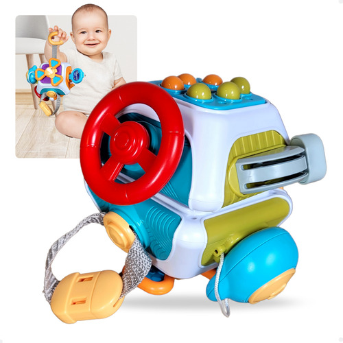Cubo Sensorial 10 Em 1 Bebê Educativo E Alivia Estresse