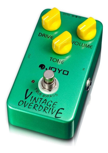 Pedal De Efecto Joyo Vintage Overdrive Jf-01 Verde