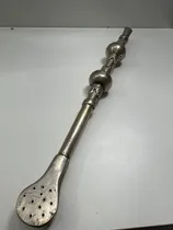 Comprar Bombilla De Plata Antigua Dos Bombas 83 Grs