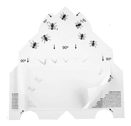 Pegamento Para Atraer Moscas Y Eliminarlas Kit 20 Pzas