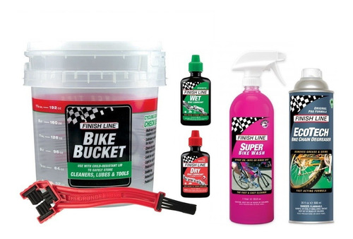 Kit De Limpeza Bike Finish Line Pro Care 6.0