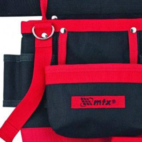 Cinto + Bolsa C/ 7 Bolsos Reforçados P/ Ferramentas - Mtx