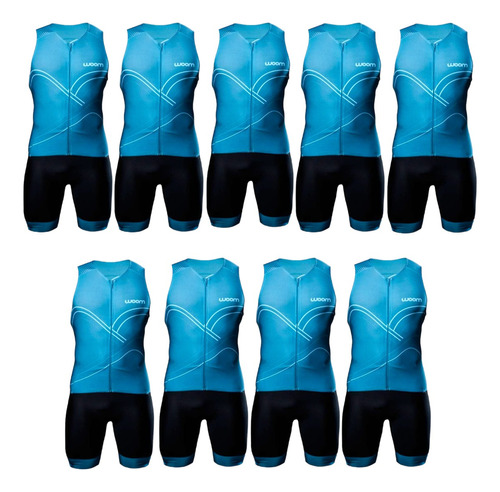 Kit Macaquinho Triathlon Cavado Woom 140 Masculino 2024 9un