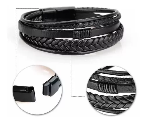 sabiduría Analítico Retener Pulsera Pandora Cuero Hombre | MercadoLibre 📦