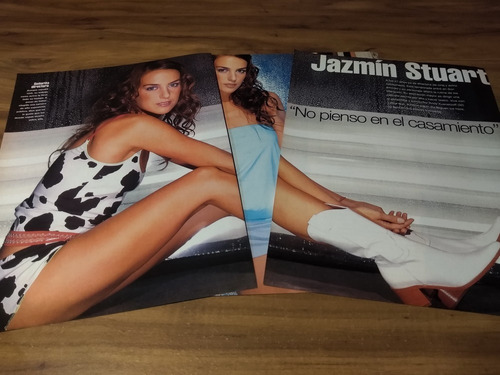 (ar661) Jazmin Stuart * Clippings Revista 3 Pgs * 2003