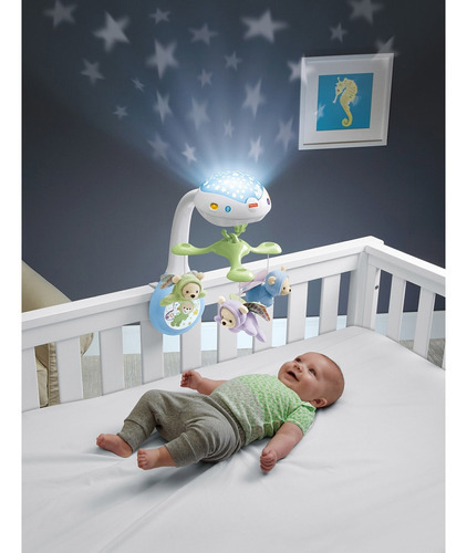 Fisher-price Baby, Móvil 3 En 1 Sueños De Mariposa
